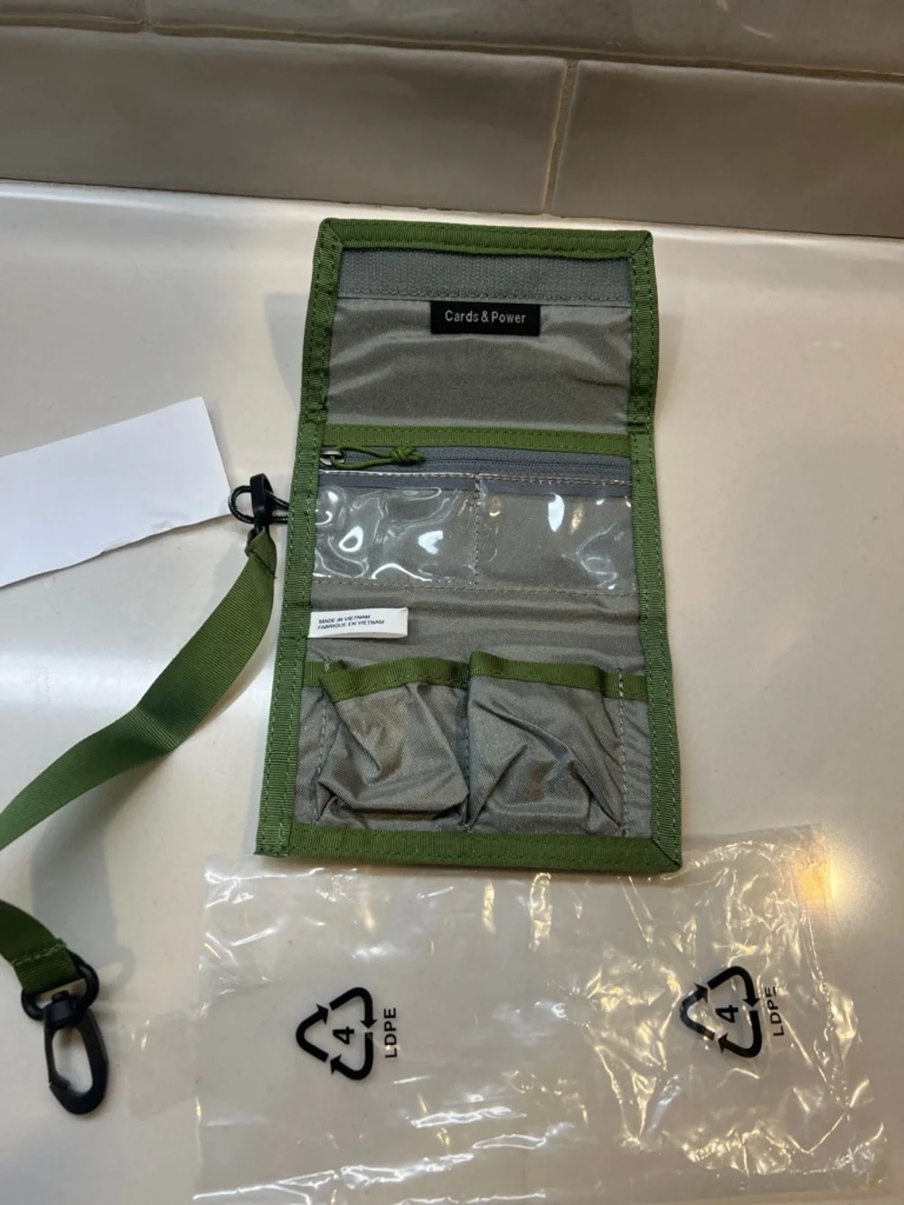 Fujifilm Black and Green Camera Accessory Pouch with Strap NWT - Picture 3 of 9